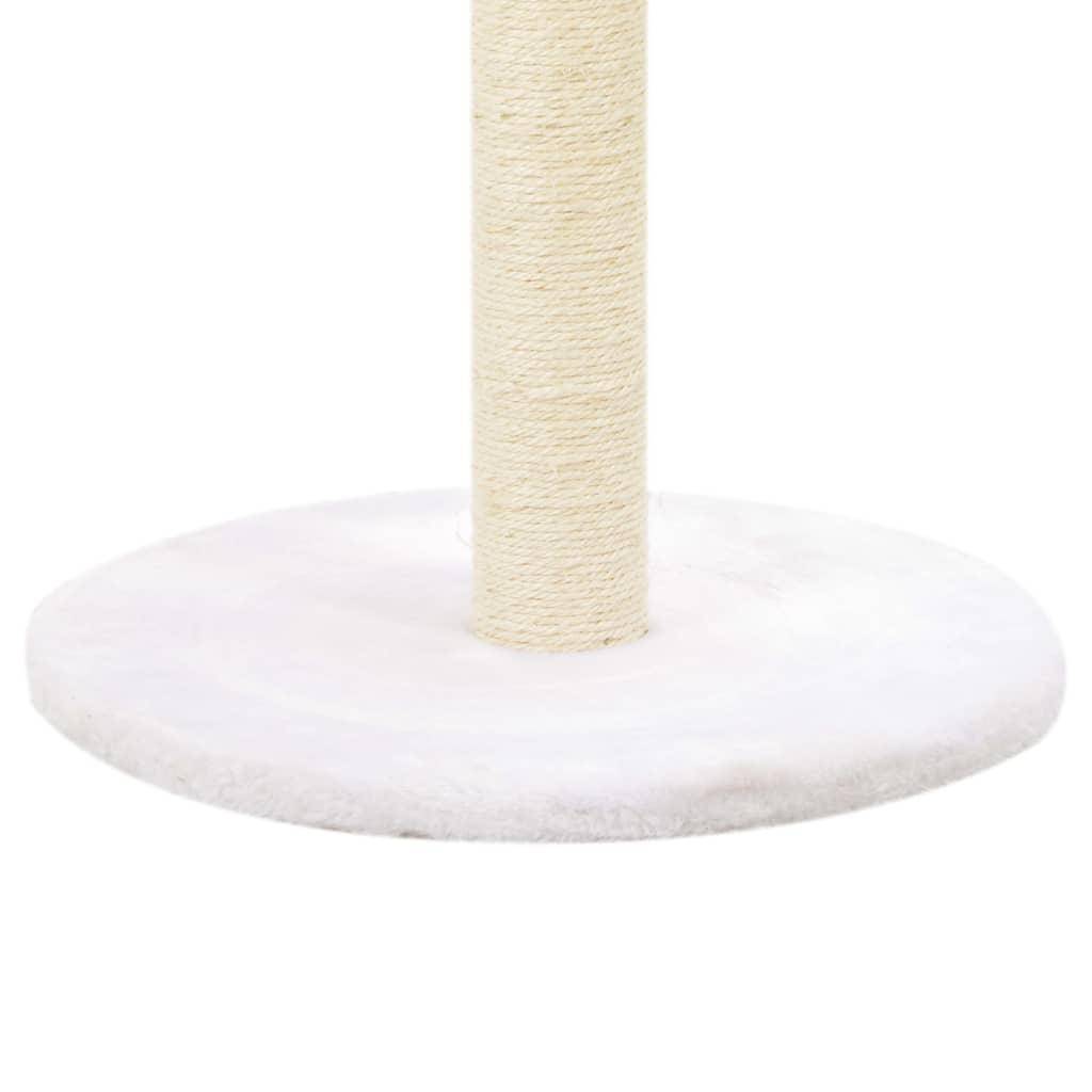 Helloshop26 - Arbre à chat griffoir grattoir niche jouet animaux peluché en sisal naturel bois de saule - Imagen 5