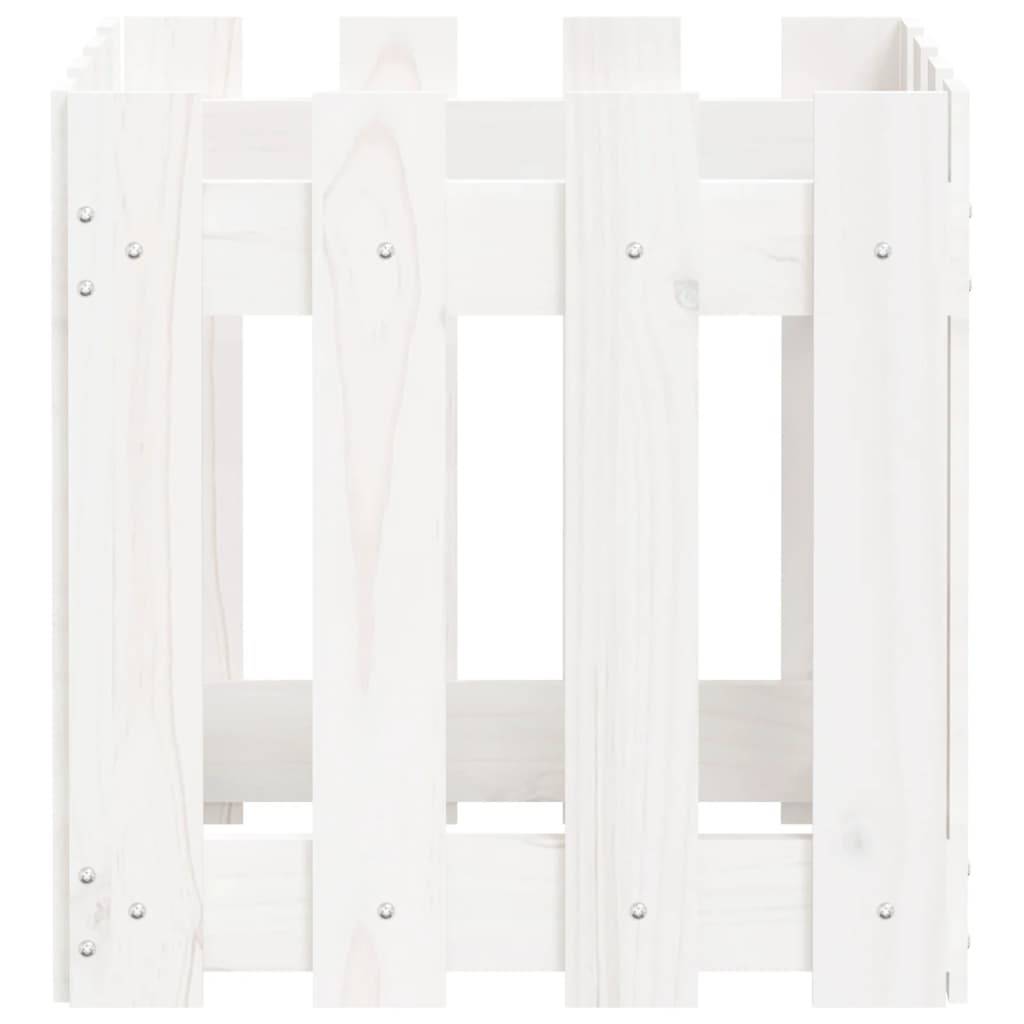 Prolenta Premium - Jardinière bois blanc 40 x 40 x 40 cm - Prolenta premium p321.6 - Image 6