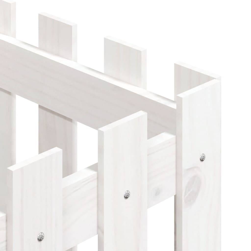 Prolenta Premium - Jardinière bois blanc 40 x 40 x 40 cm - Prolenta premium p321.6 - Image 7