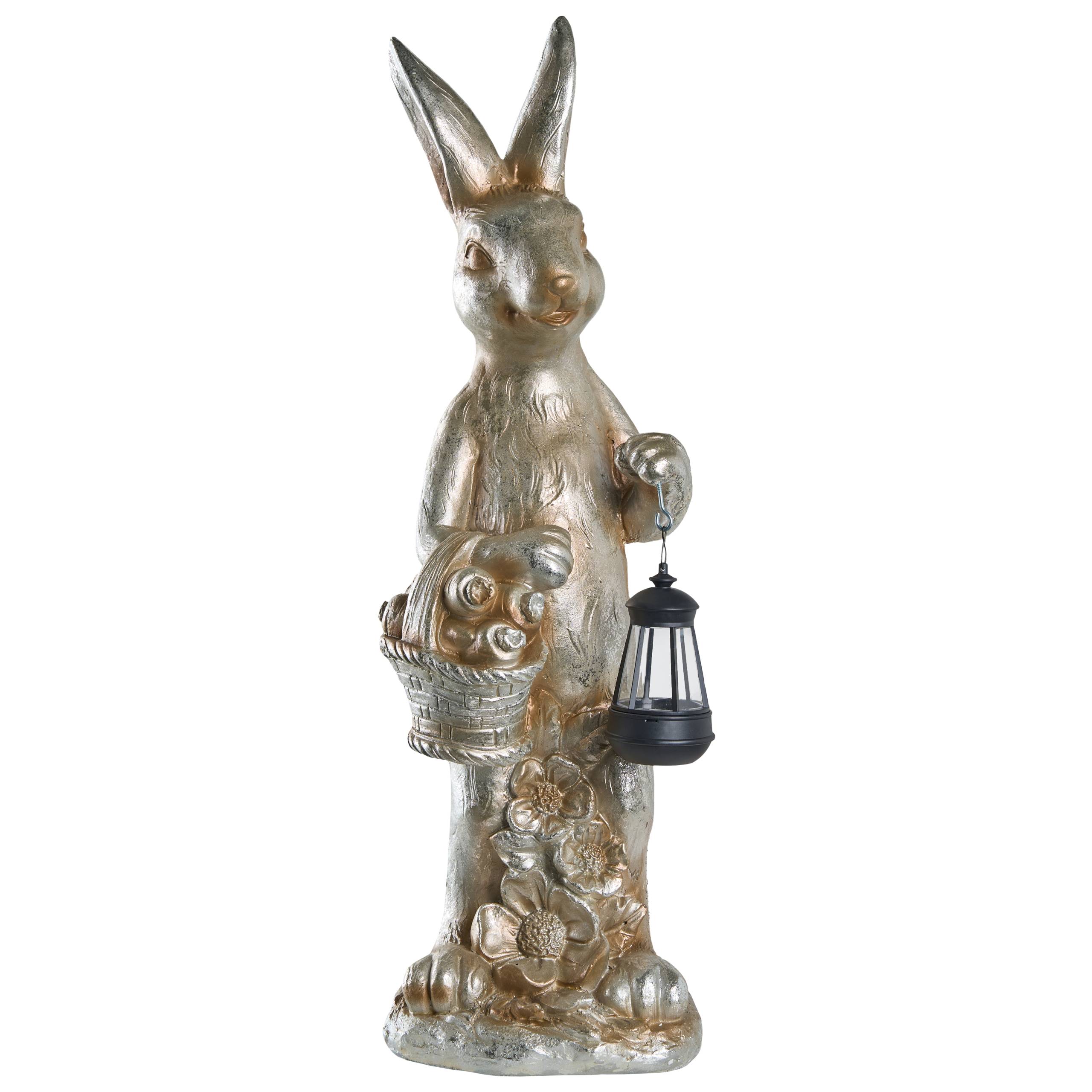 Beliani - Statue de jardin Oxyde de magnésium Doré OTTERUP - 23x26x72- Beliani - Image 4