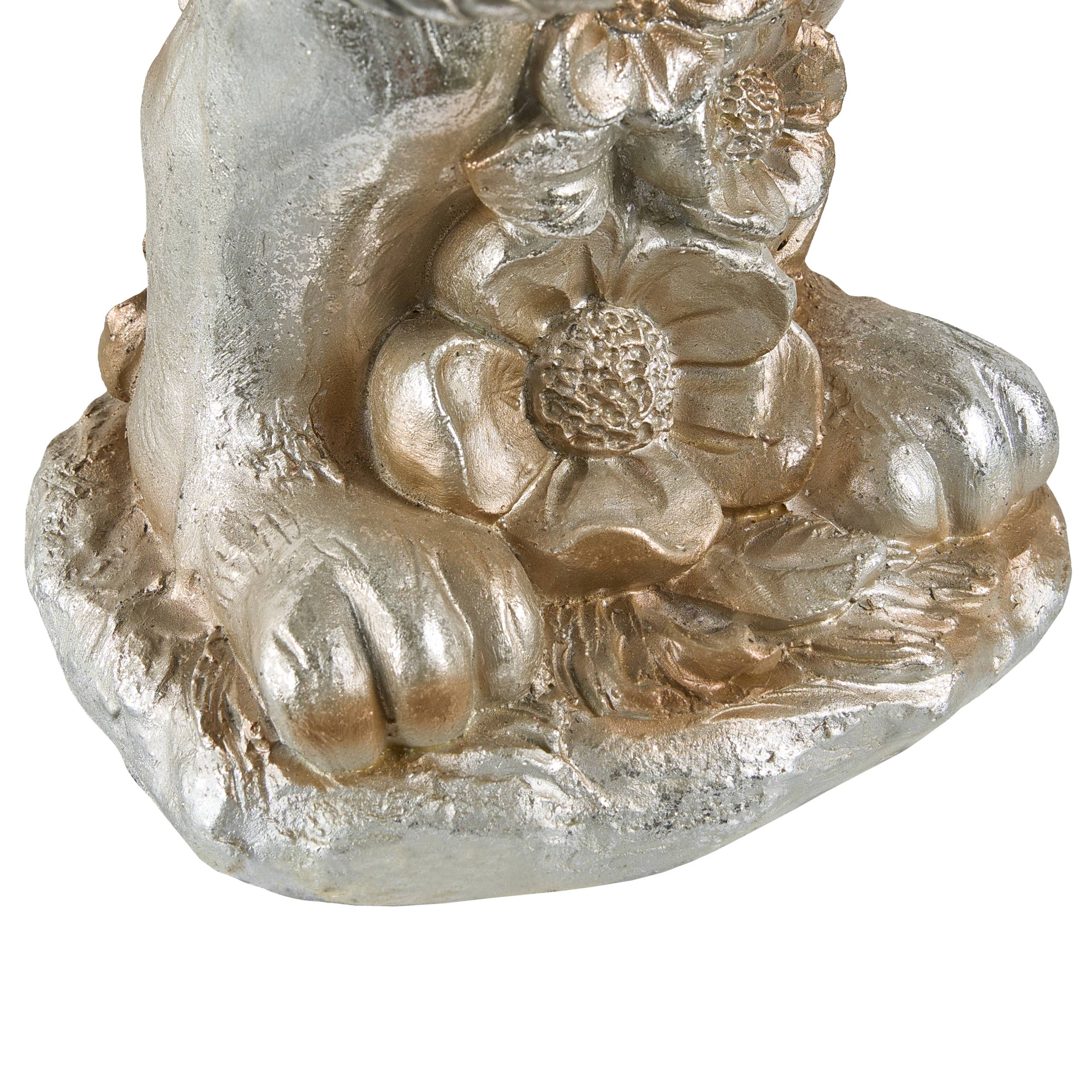 Beliani - Statue de jardin Oxyde de magnésium Doré OTTERUP - 23x26x72- Beliani - Image 8