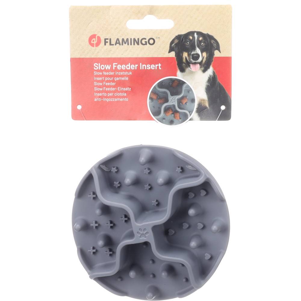 Flamingo - Insert Anti-Glouton Woopy Gris Ø 12 cm pour Gamelle Chat et Chien - Image 5
