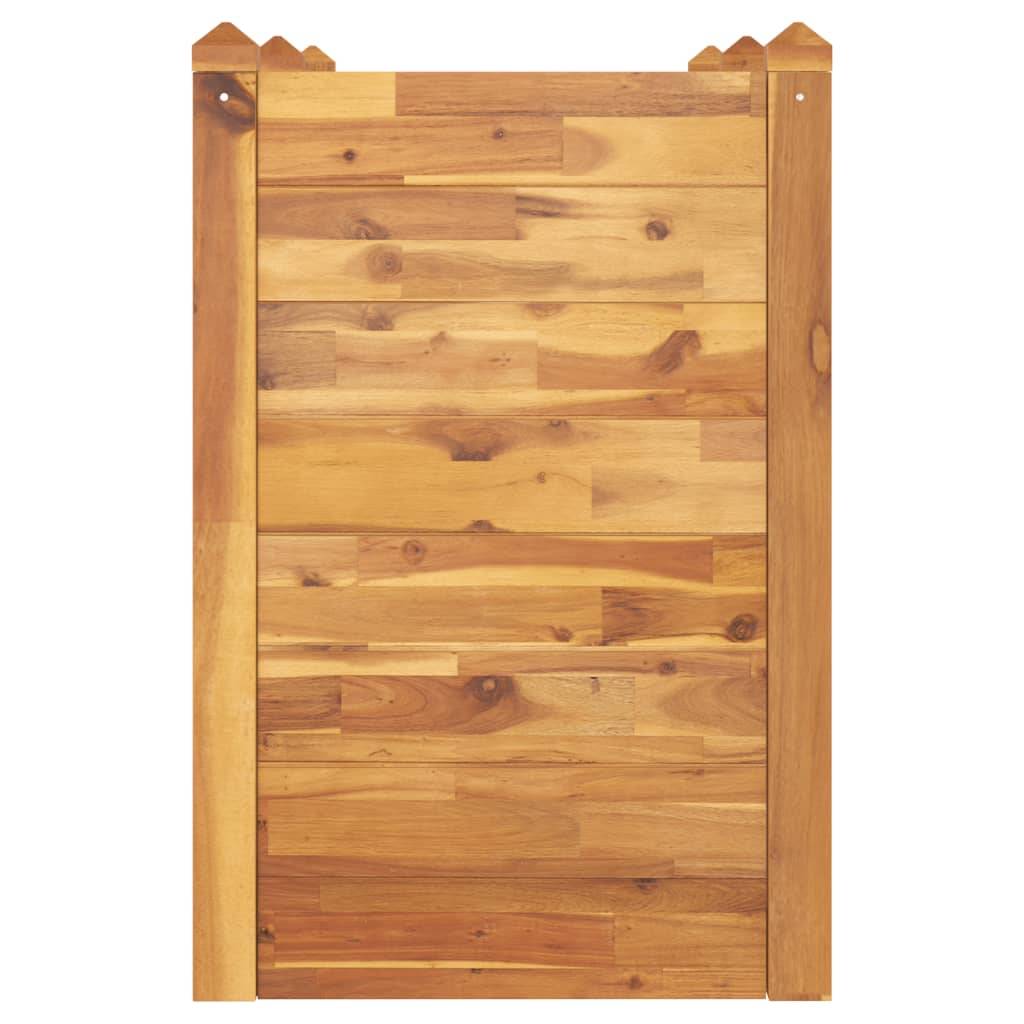 ComfortXL - Grand carré potager haut en acacia massif empilable pour jardin 160x60x84cm – ComfortXL Outdoor Living - Image 4