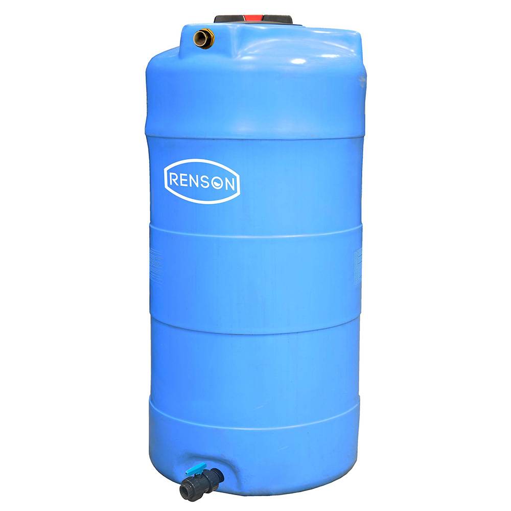 Cuve de stockage eau 1000l verticale pré équipée