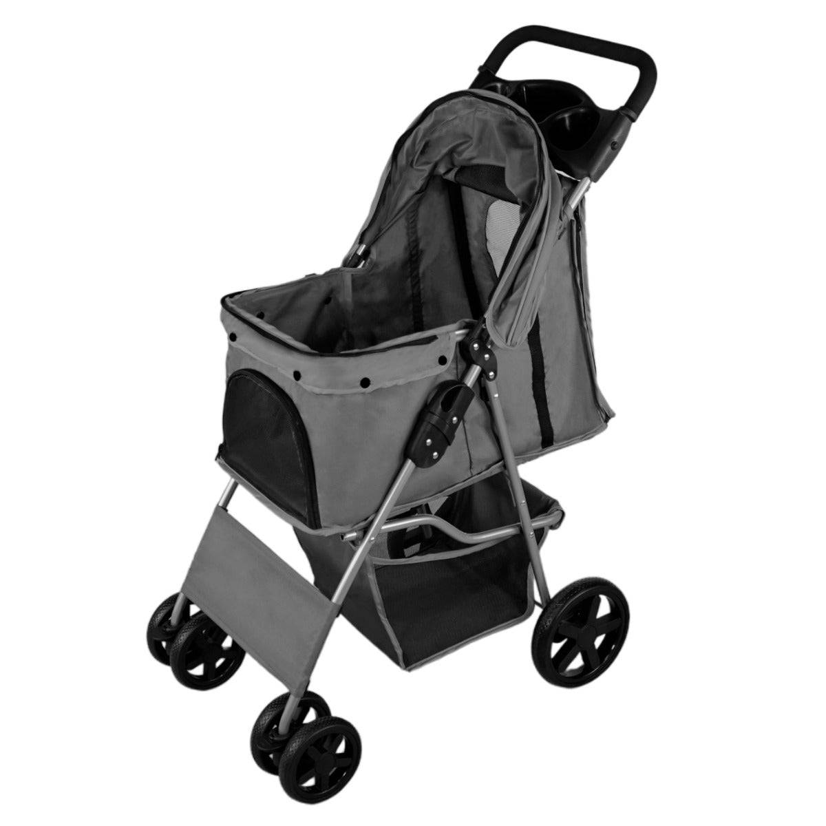 Monstershop - Poussette pour Animal de Compagnie – Grise - Monstershop - Imagen 1
