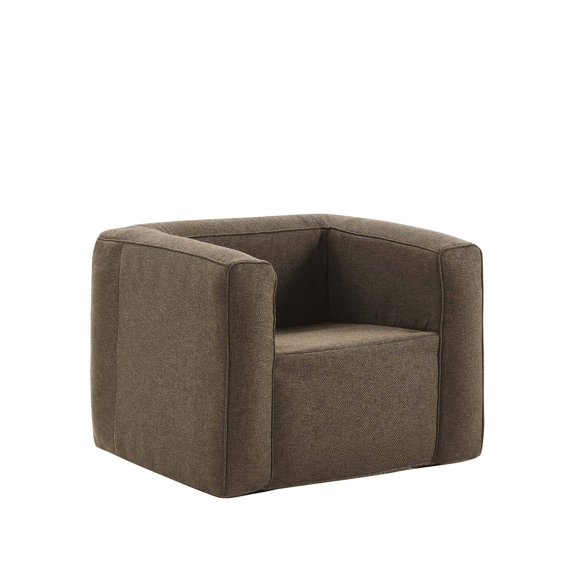 Fauteuil gonflable Terracotta - Intérieur et extérieur - Couleur Camel - Imagen 1