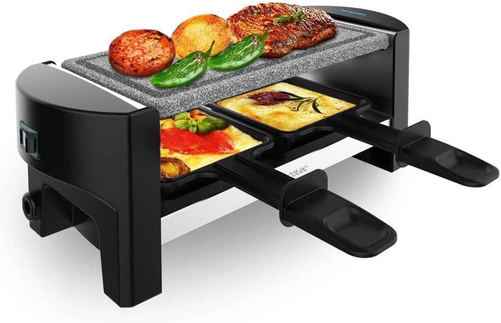 Mini raclette 320 W 2 poêles antiadhésives