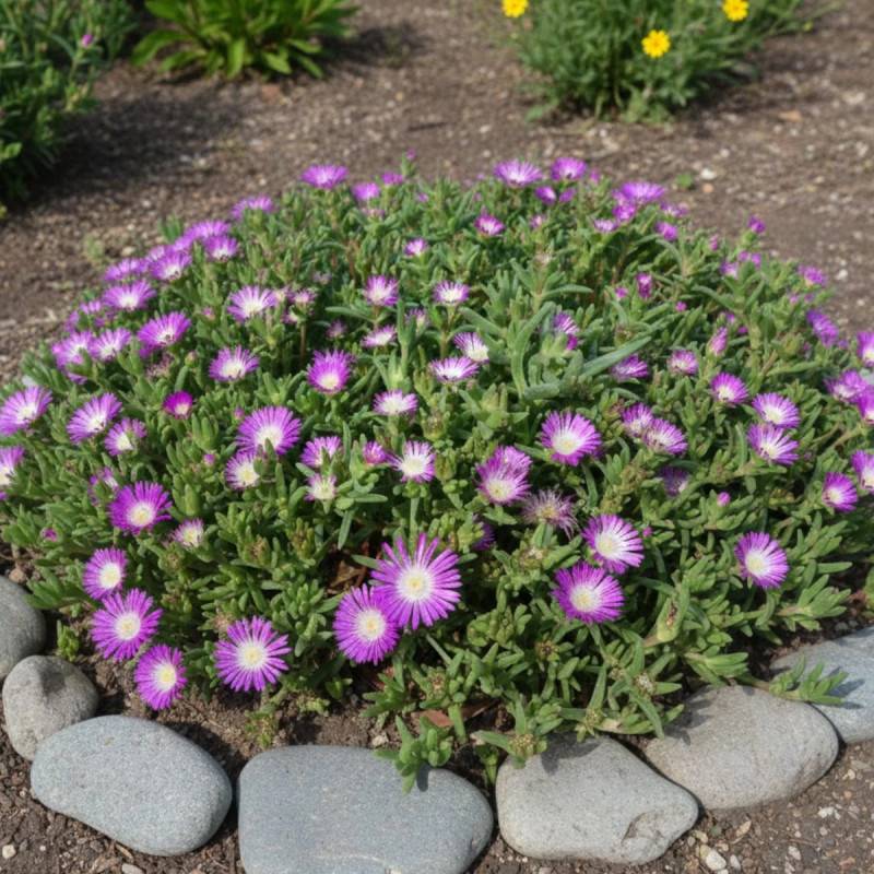 Delosperma Jewel of Desert Rosequartz®, Pourpier vivace à fleurs Rose/ - feuillage Persistant - Godet - 5/20 cm - Imagen 1