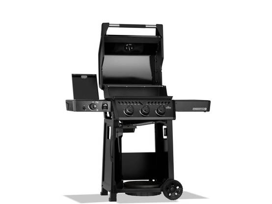 Napoleon - Barbecue gaz Freestyle 365 noir PRO 3 brûleurs + 1 bruleur sizzle zone + Housse de protection + Rôtissoire + Plateau charbon - Napoléon - Image 3