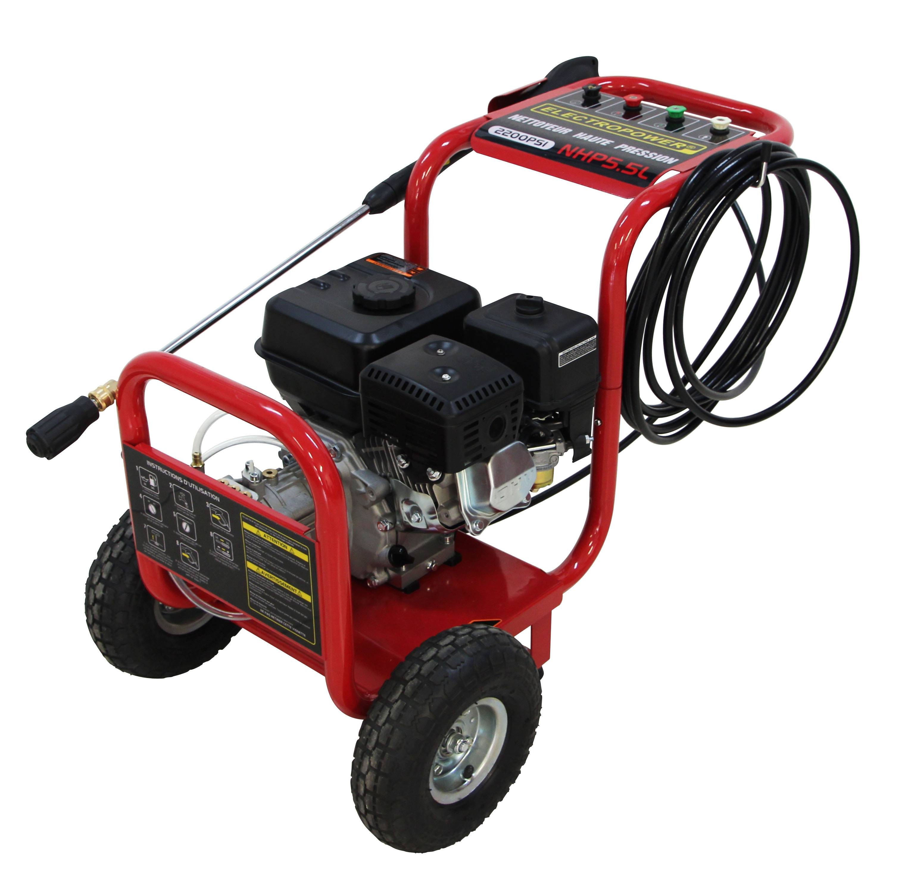 Electropower - Pack nettoyeur haute pression 5.5 CV + Rotabuse - Image 5