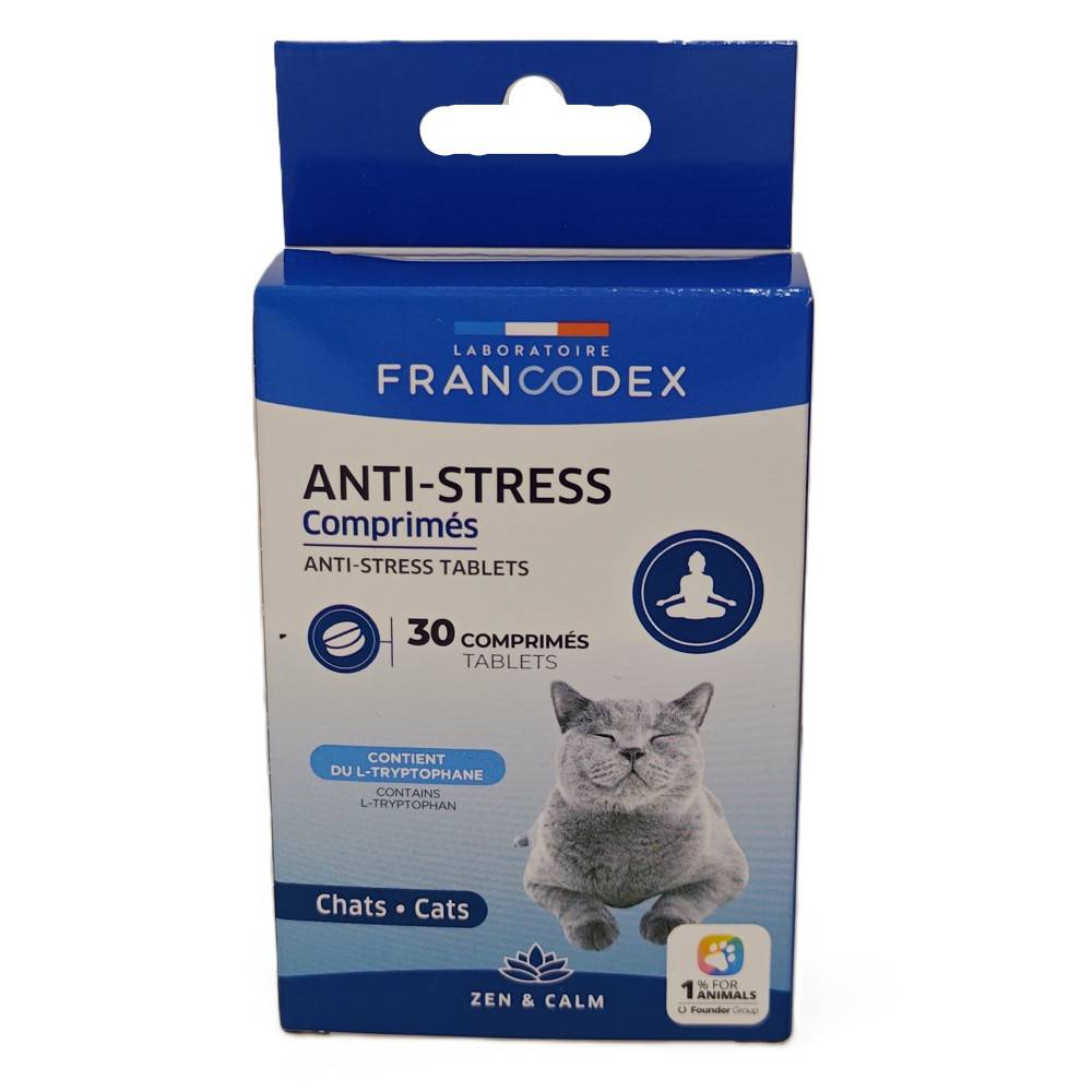 Francodex - 30 Comprimés Anti-Stress Pour Chats - Image 3
