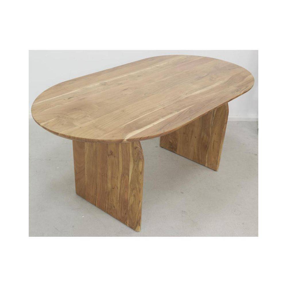 Aubry Gaspard - Table ovale en acacia - Imagen 4