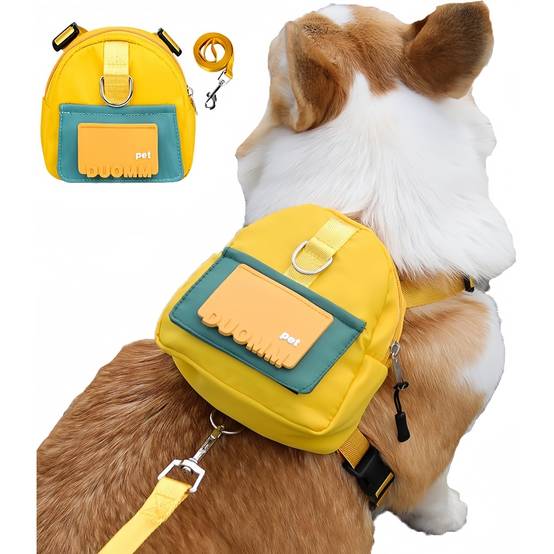 IntiMeg - Sac à dos pour chien orange S IntiMeg - Image 1