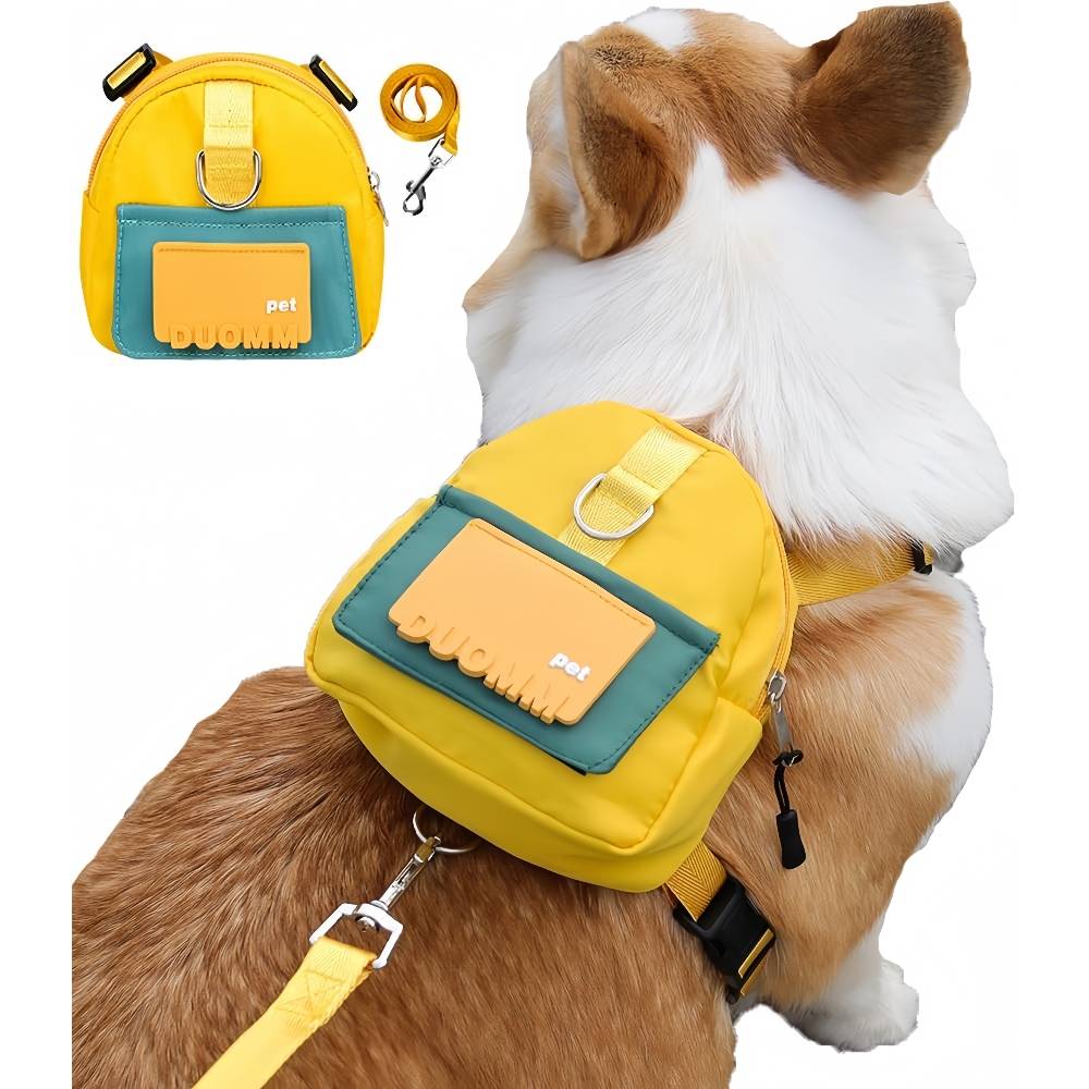 IntiMeg - Sac à dos pour chien orange S IntiMeg - Image 1