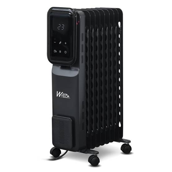 Radiateur bain d'huile 2000W 9 élements avec display Led - Warm Tech - Image 1