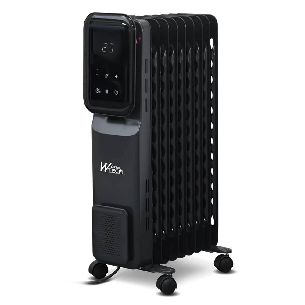 Radiateur bain d'huile 2000W 9 élements avec display Led -  Warm Tech - Image 1