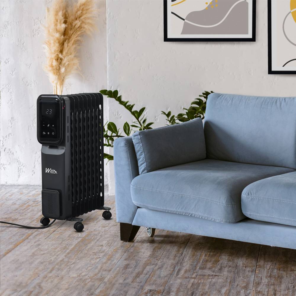 Radiateur bain d'huile 2000W 9 élements avec display Led -  Warm Tech - Image 5