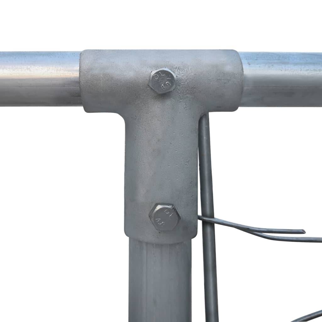 Vidaxl - Chenil extérieur pour chiens Acier galvanisé 2x2x1 m vidaXL 170819 - Imagen 4