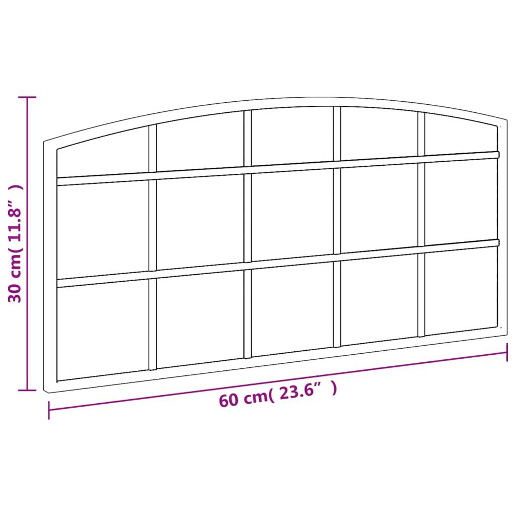 Maison Chic - Miroir mural noir 60x30 cm arche fer Maison Chic - Image 7