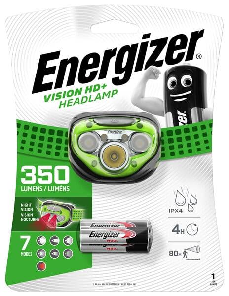Energizer - Lampe frontale Vision HD Plus Led Energizer 3AAA piles incluses ENERGIZER - Image 1
