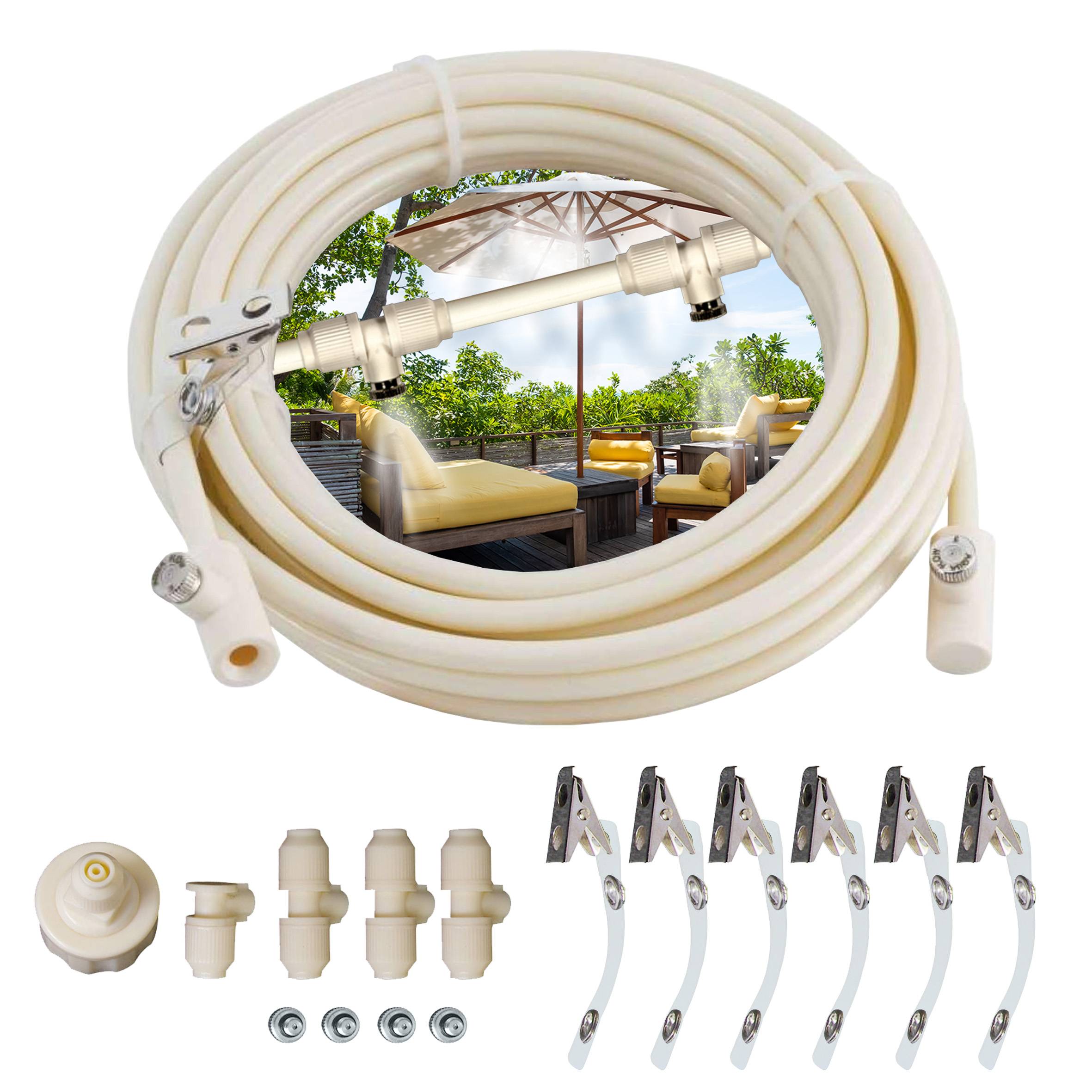 Kit Brumisateur extérieur de terrasse - Basse pression - 7.5m - 4 buses Laiton O'FRESH - Image 1