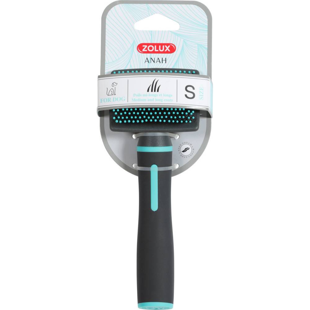 Zolux - Brosse SLICKER à picot doux taille S pour chiens - Imagen 3