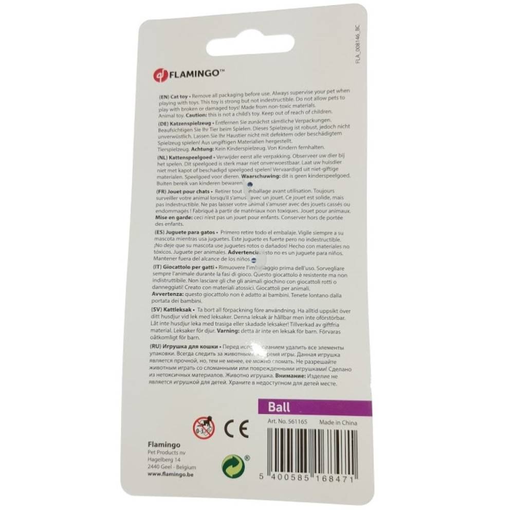 Jouet 2 Balles Medy bleu taille ø 5 cm pour chat - Imagen 4