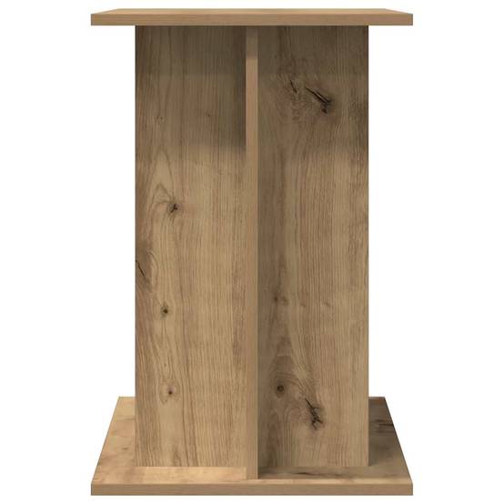 Meuble Support Aquarium 120cm Bois avec Étagères de Rangement Chêne Artisanal - ComfortXL Outdoor Living - Image 5