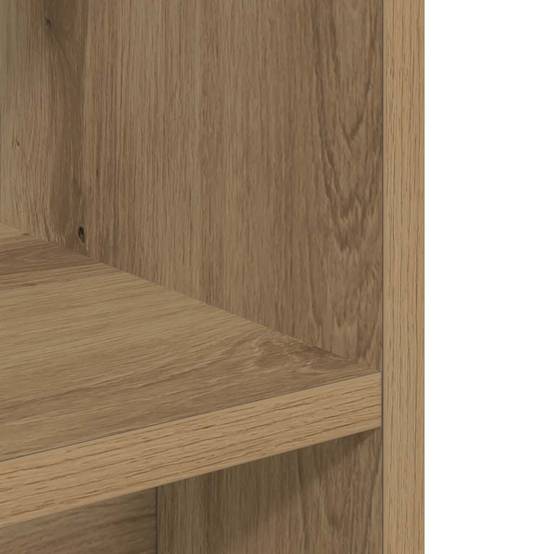 Meuble Support Aquarium 120cm Bois avec Étagères de Rangement Chêne Artisanal - ComfortXL Outdoor Living - Image 7