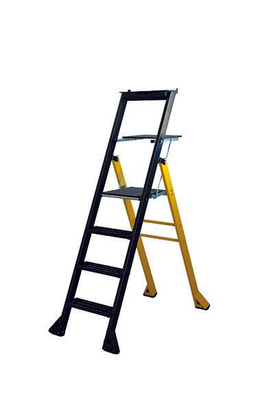 Escabeau Alu CENTAURE 4 Marches MISTER T NF EN131 - 449204 - Imagen 1