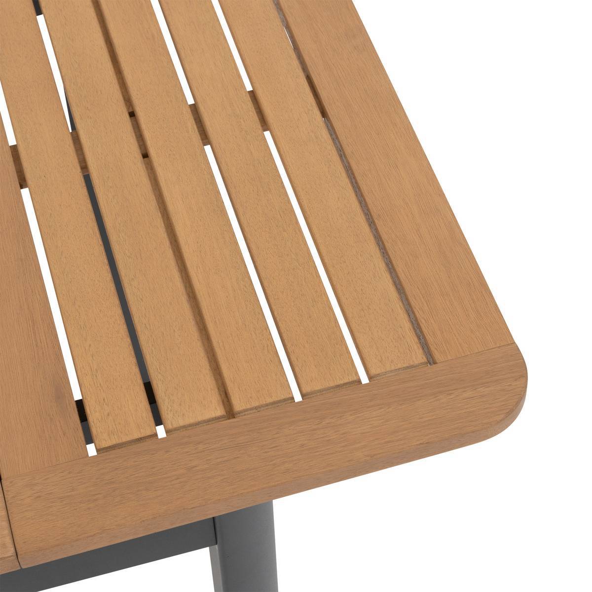 Hesperide - Table de jardin extensible "Folya" en aluminium lin et argile traité époxy 4 places - Hespéride - Imagen 5