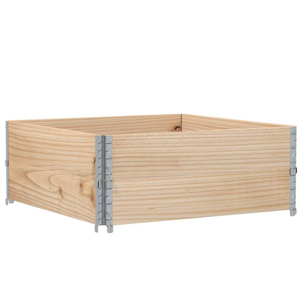 Carré potager surélevé bois de pin naturel jardin 100x100x41cm – ComfortXL Outdoor Living - Image 5
