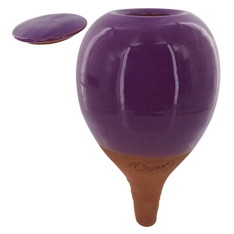 Ferme Du Moutta - Oya d'arrosage 30 cl en céramique faite main pour pots de fleurs, violet - Image 2