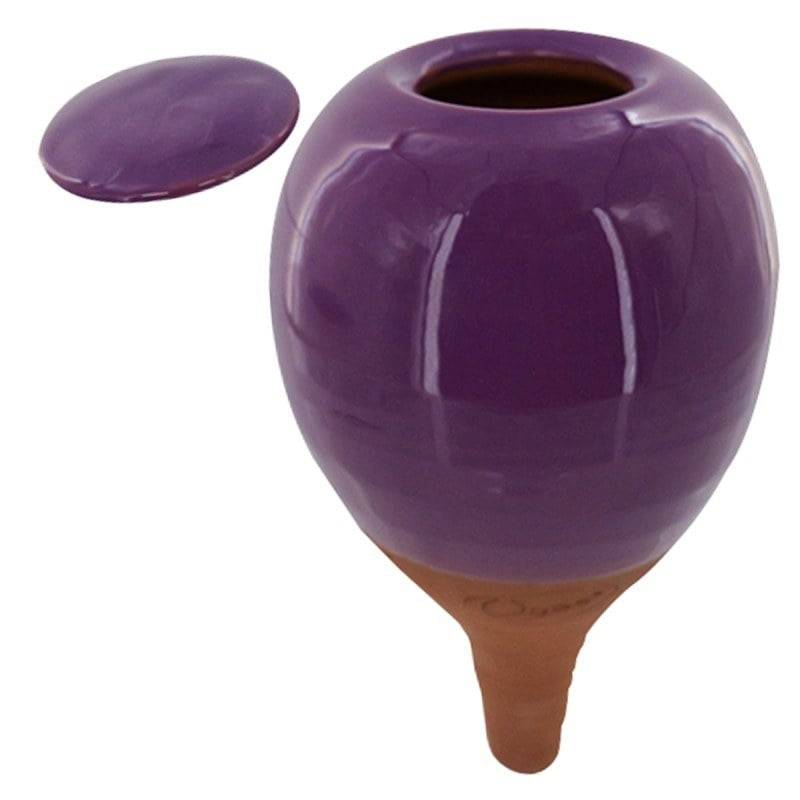 Ferme Du Moutta - Oya d'arrosage 30 cl en céramique faite main pour pots de fleurs, violet