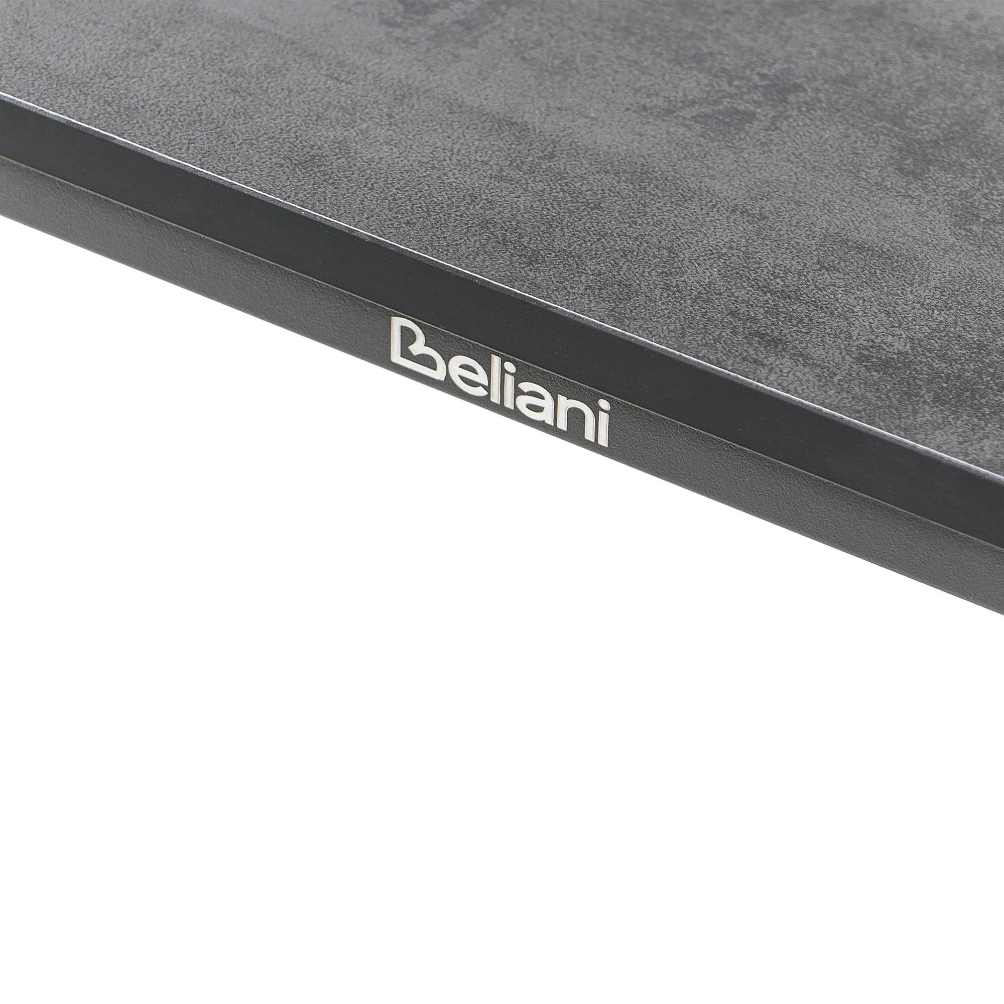 Beliani - Table de repas, 8 Personnes Panneau stratifié haute pression HPL Gris foncé SOVARETO - 90x180x75- Beliani - Image 5