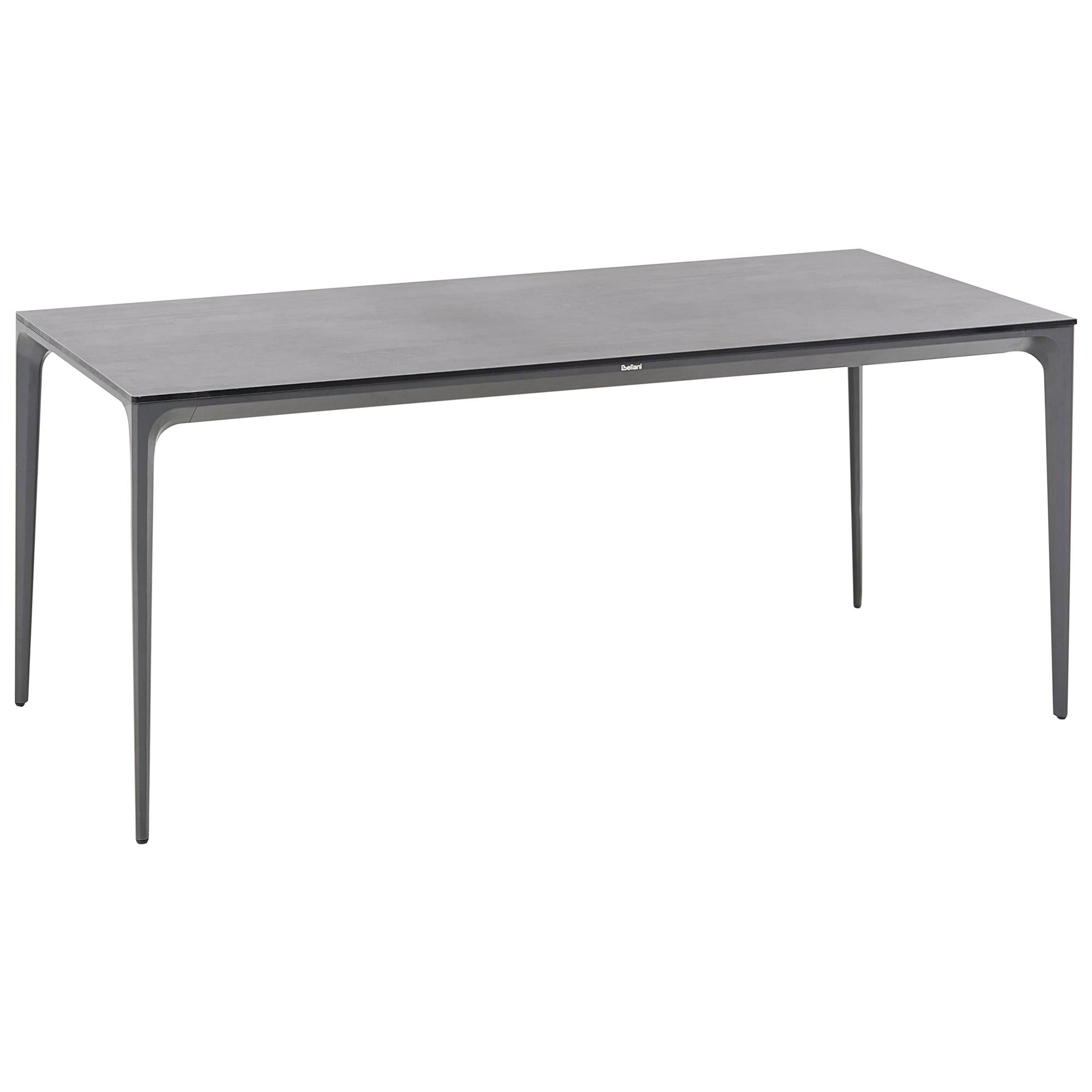 Beliani - Table de repas, 8 Personnes Panneau stratifié haute pression HPL Gris foncé SOVARETO - 90x180x75- Beliani - Image 3