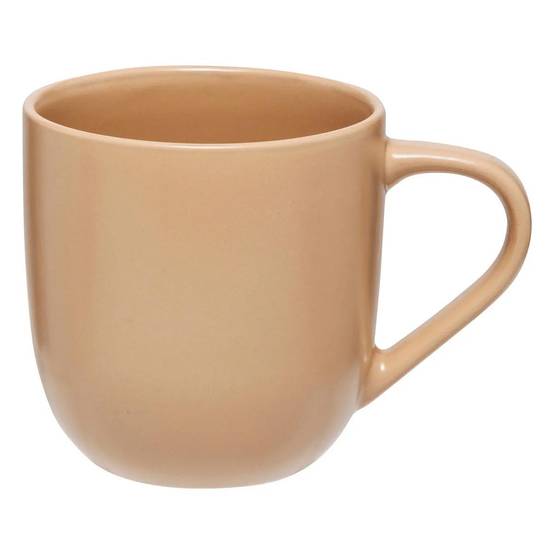 Lot de 6 Mugs en Céramique "Maé" 24cl Beige - Image 2