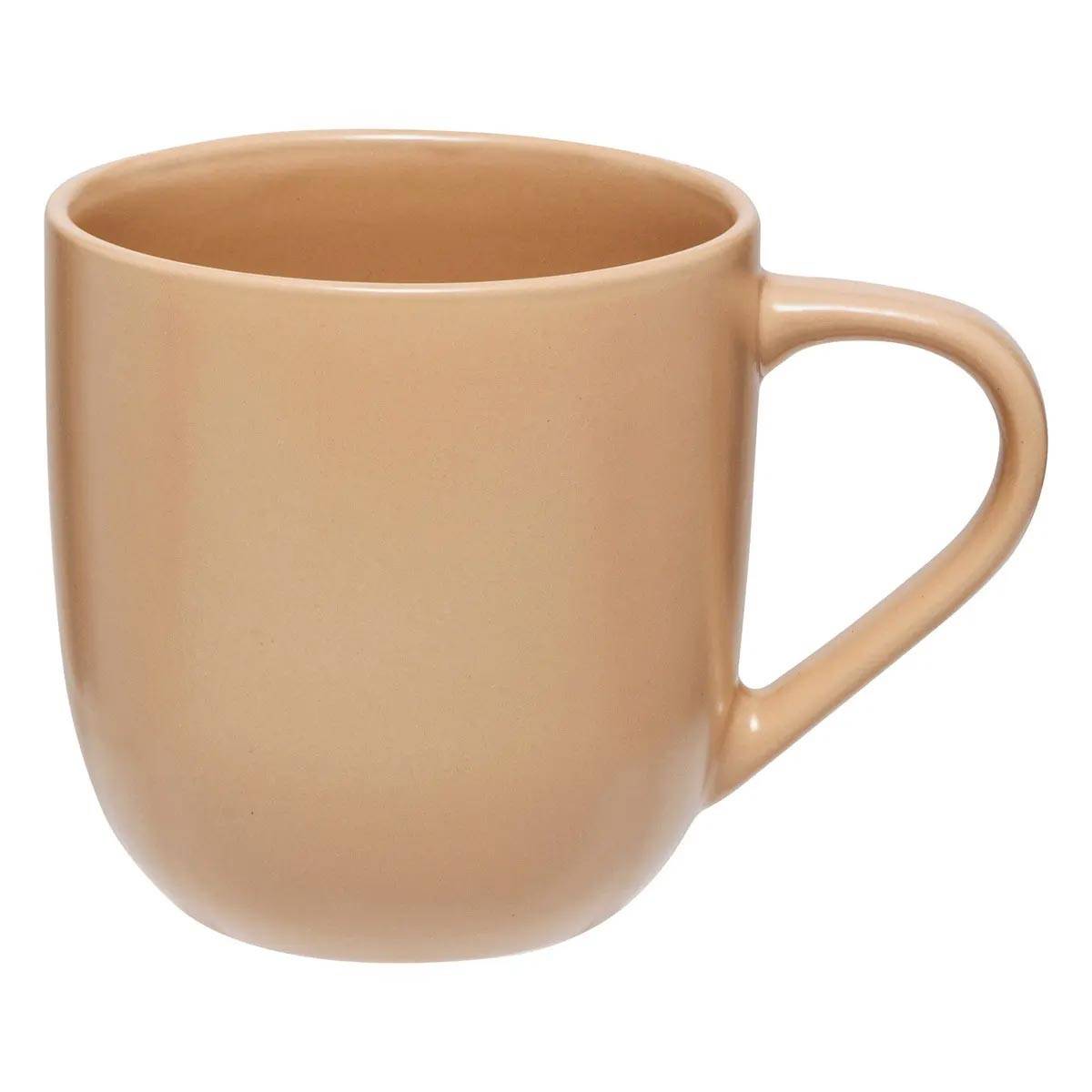 Lot de 6 Mugs en Céramique "Maé" 24cl Beige - Image 2