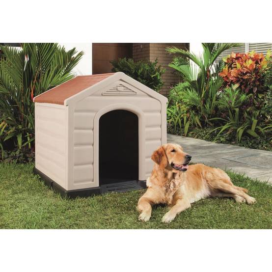Niche pour Chien 92 X 92 X 89 cm Polypropylène Confort thermique DOGGY - Imagen 2