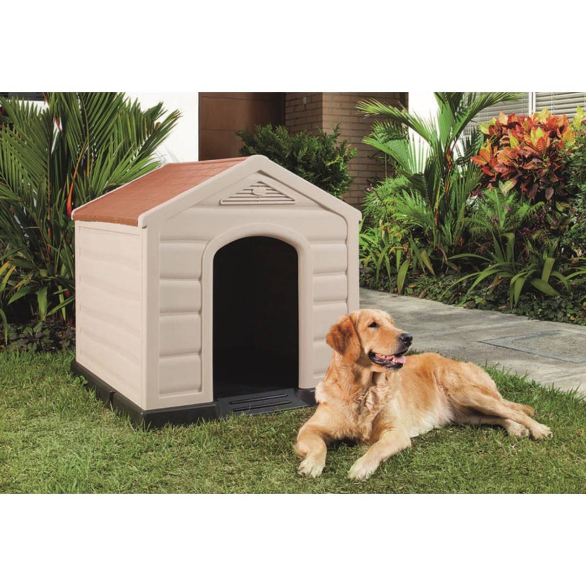 Niche pour Chien  92 X 92 X 89 cm Polypropylène Confort thermique DOGGY - Imagen 2