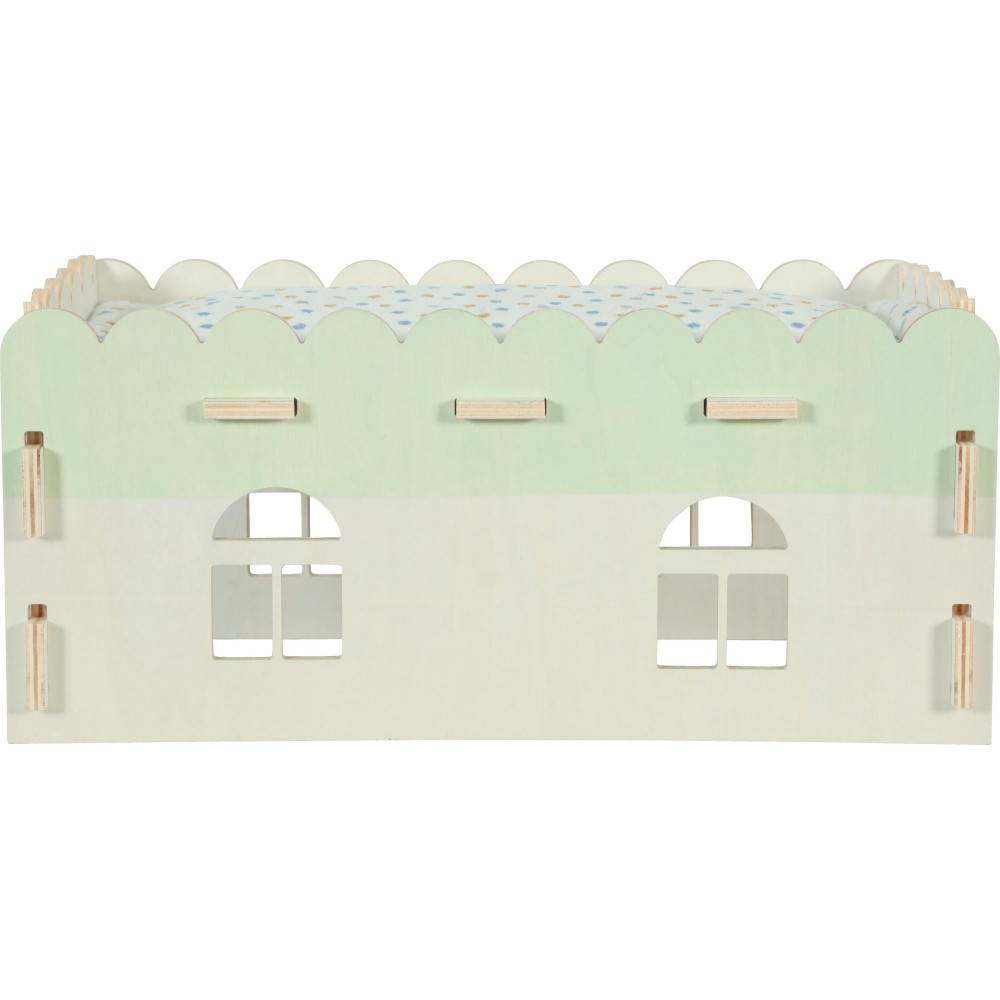 Zolux - Grande extension Maison bois cosy 25 x 44 x 20 cm lapin, cochon d'inde et octodon - Image 3