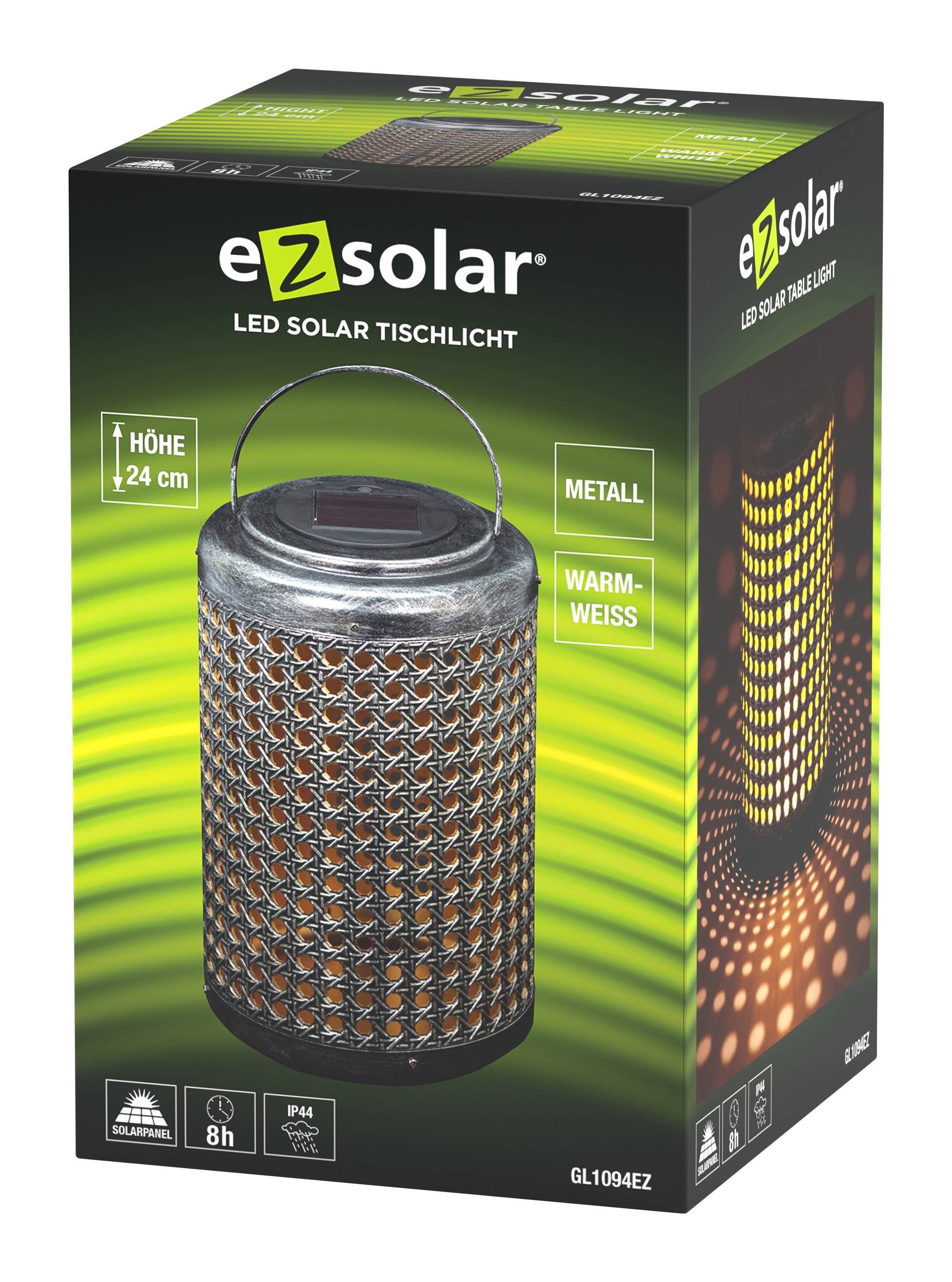 Grande lampe solaire de table EZ Solar GL1094EZ - Imagen 1