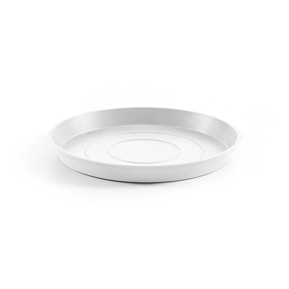 Ecopots - Soucoupe Round 40 Blanc Pur - Ø 36,5 x H. 3,5 cm ECOPOTS