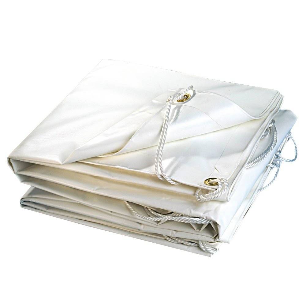 Terre Jardin - Bâche PVC premium blanche 300g/m2 2 x 3 Blanc - Imagen 1