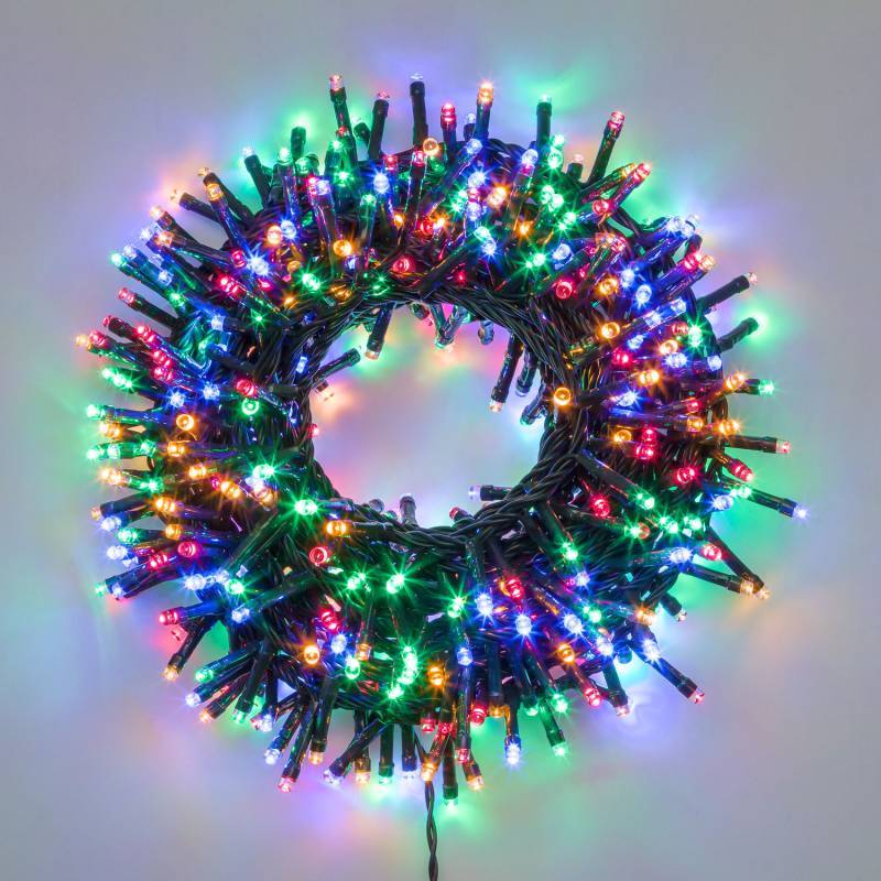 Lotti - Guirlande multicolore 40,5M Boa 6cm 2000 LED 8 modes câble vert Lotti - Imagen 7