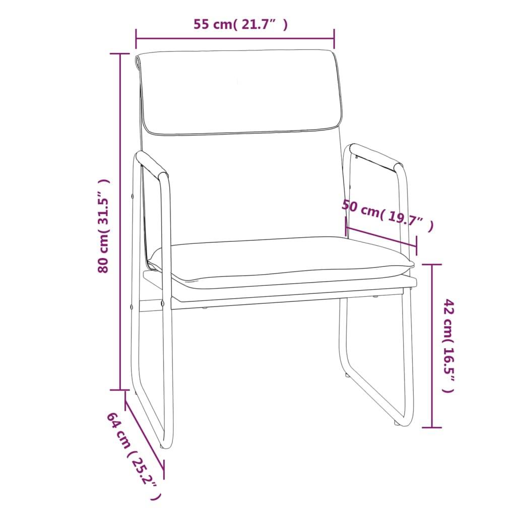 Maison Chic - Chaise longue | Transat | Bain de soleil Vert foncé 55x64x80 cm Tissu - Image 8