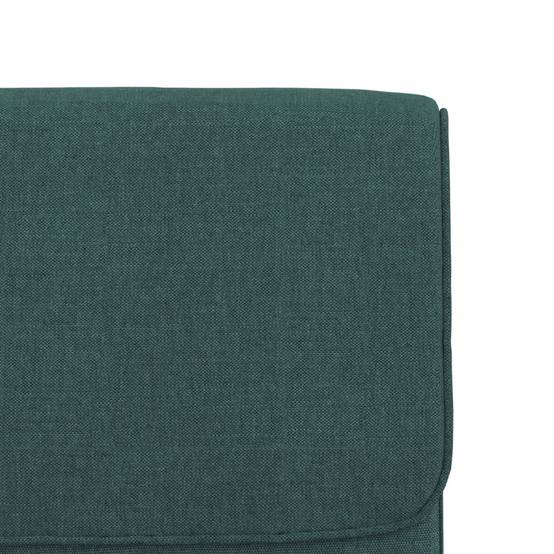 Maison Chic - Chaise longue | Transat | Bain de soleil Vert foncé 55x64x80 cm Tissu - Image 6
