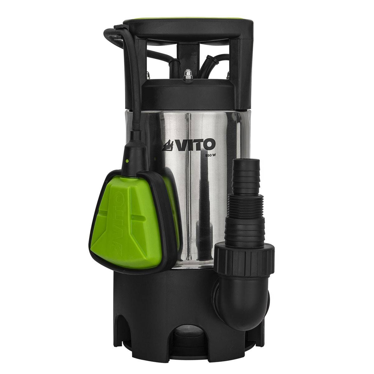 Pompe de relevage Eaux usées 550W Cuve Inox Submersible avec flotteur Alimentation 10m VITO - Imagen 1