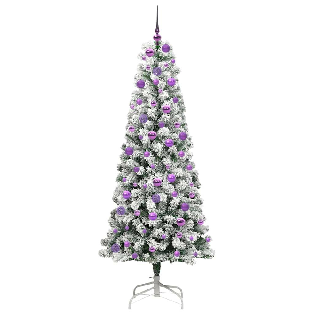 ComfortXL - Sapin de Noël Tout-en-un 180 cm, Artificiel Lumineux avec Boules et Cimier Inclus – ComfortXL Outdoor Living - Image 4