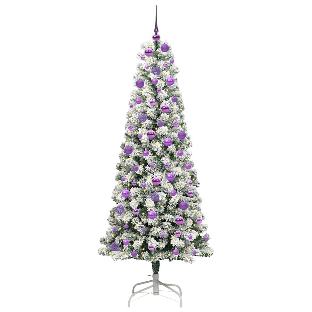 ComfortXL - Sapin de Noël Tout-en-un 180 cm, Artificiel Lumineux avec Boules et Cimier Inclus – ComfortXL Outdoor Living - Image 3